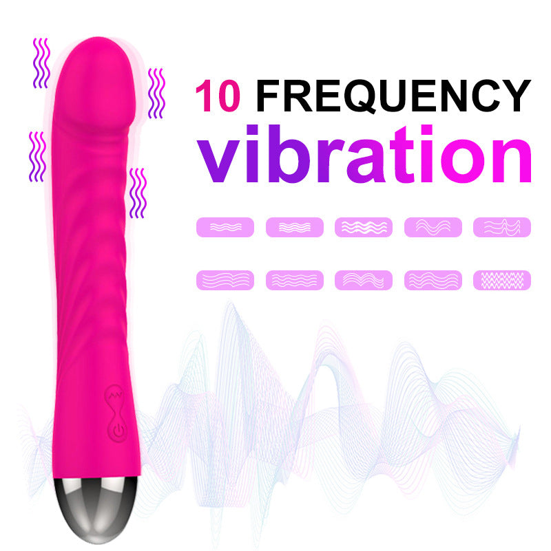 Handheld Dildo Vibrator Realistic Vibrating Dildo-EROSREALM