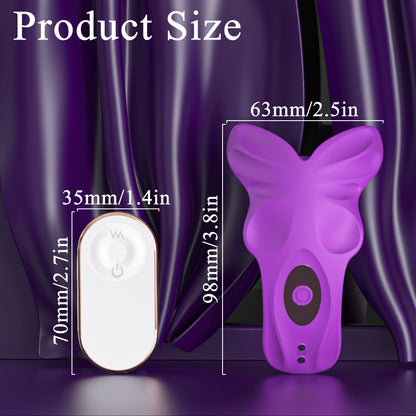 Butterfly Remote Control 9 Tapping & Vibrating Panty Vibrator-EROSREALM