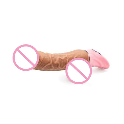 Simulation Flesible Heating Vibrating Dildo-EROSREALM