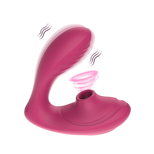 G-Spot Clitoral Stimulator Sucking Dildo Vibrator-EROSREALM