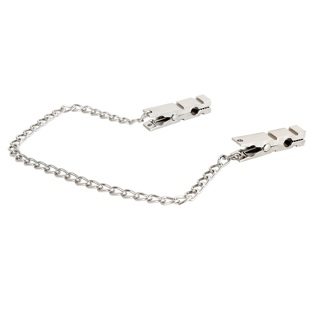 Metal Nipple Clamps With Metal Chain-EROSREALM