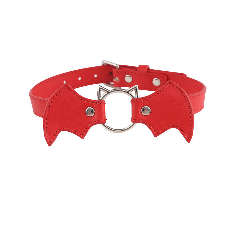 Devil Wings Collar Bat Choker For Couple Sexy Game-EROSREALM