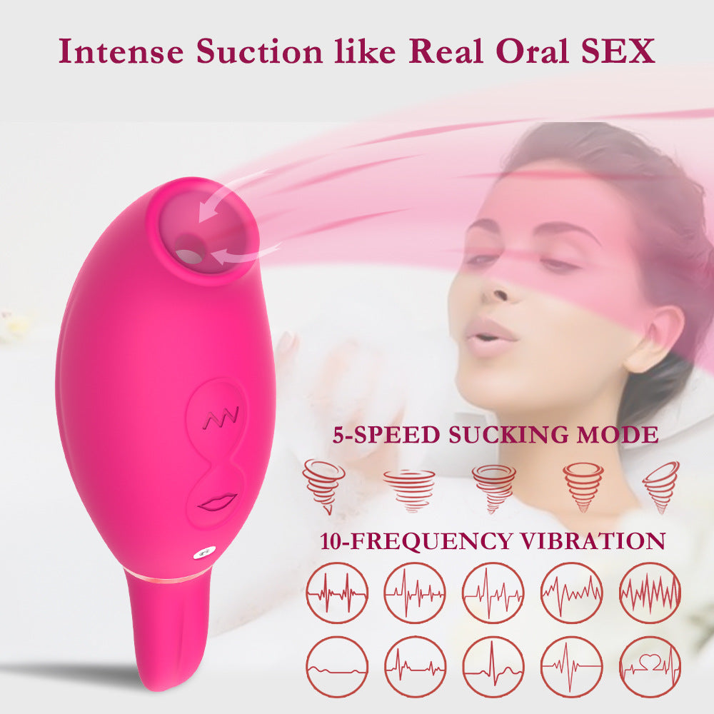 Dual Use Sucking And Vibrating Clit Stimulator-EROSREALM