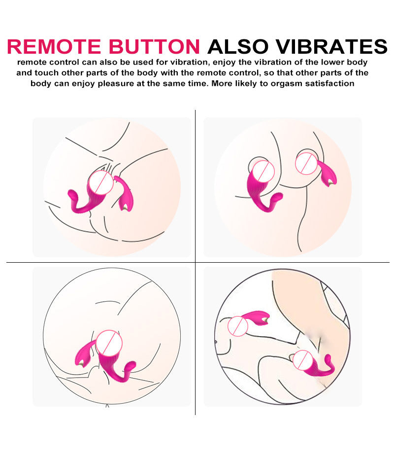 App Remote Control U-shaped Wearable Panty Vibrator-EROSREALM