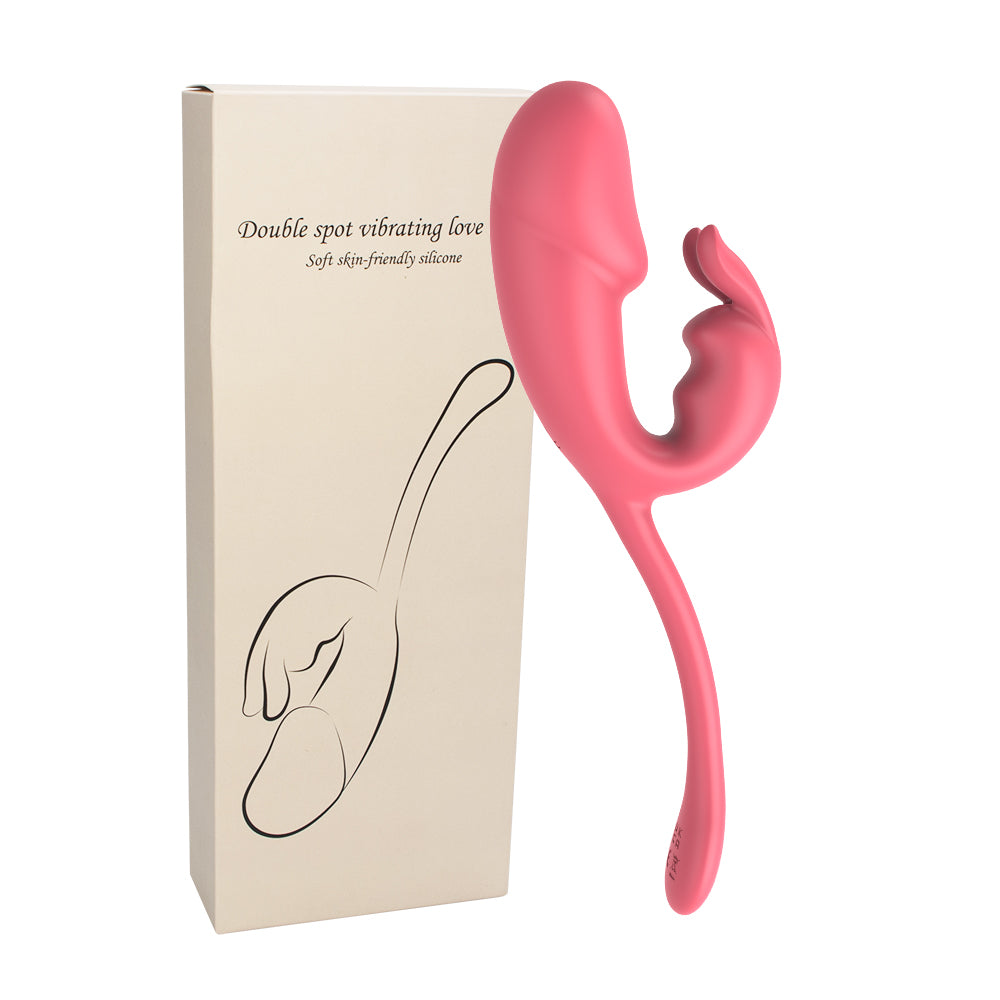 2-in-1 App Remote Control Swinging Rabbit Vibrator-EROSREALM