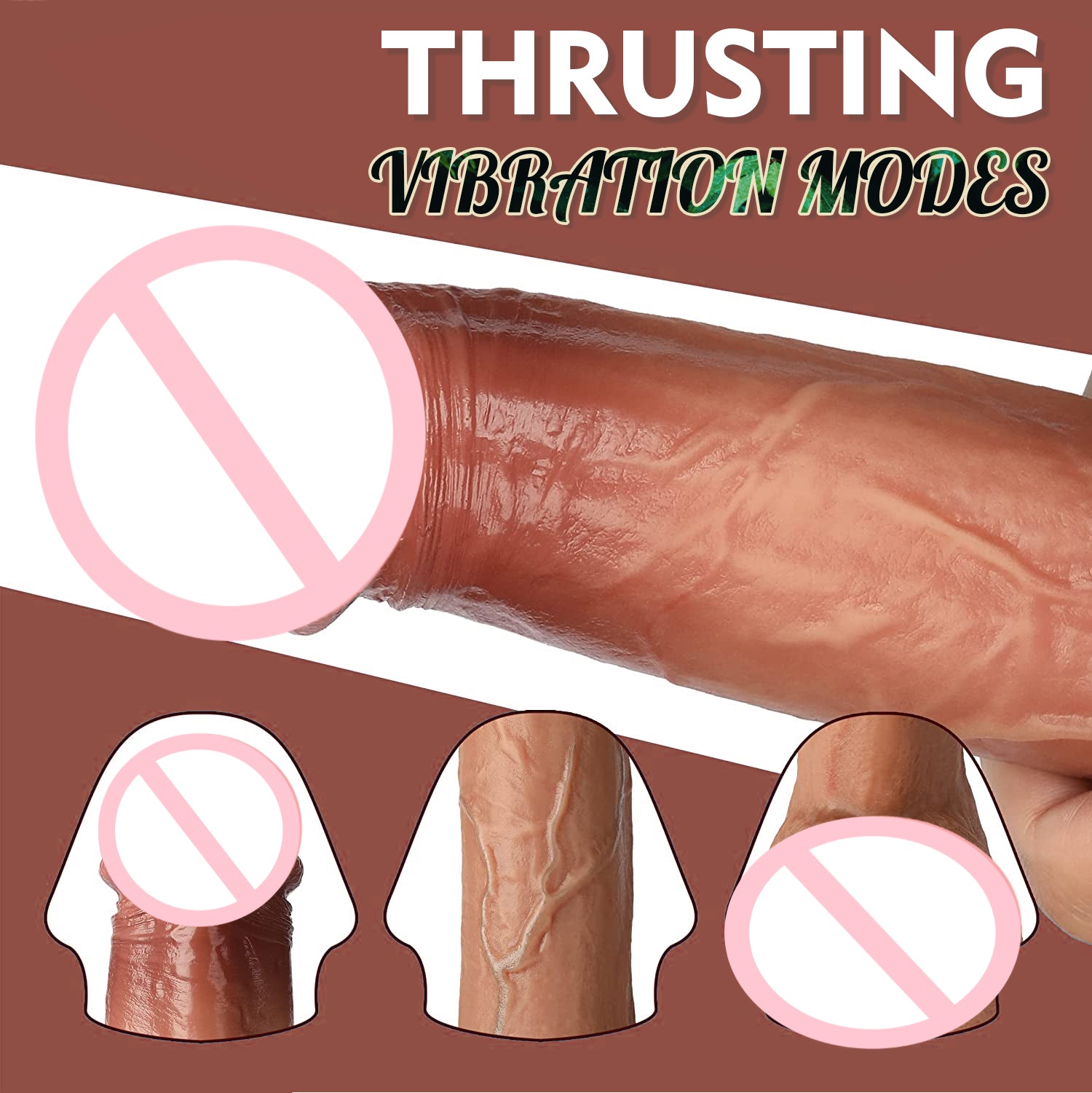 8.5 Inch Realistic Dildo Anal Stimulation-EROSREALM