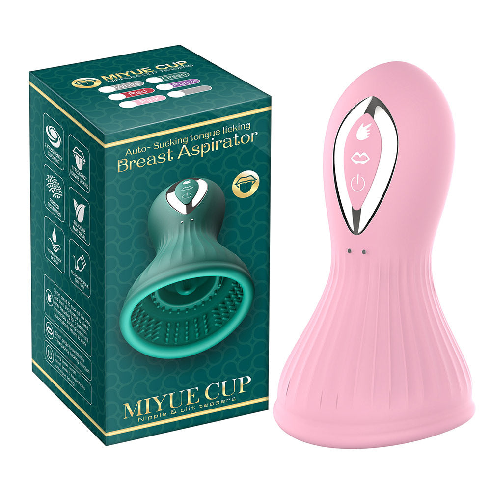 Miluⅰ- Breast Pump with Tongue Licking Suction Nipple Massager-EROSREALM