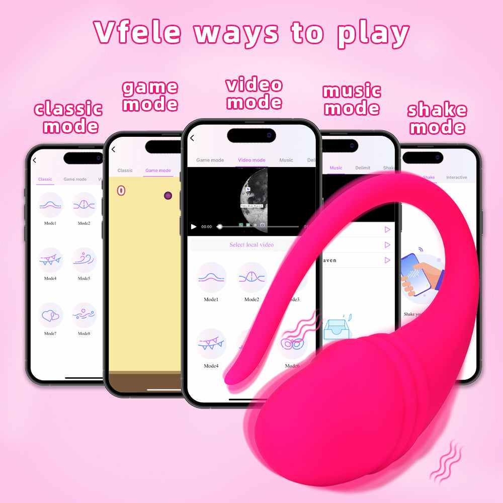 App Remote Control Multi-frequency Wearable Vibrator-EROSREALM