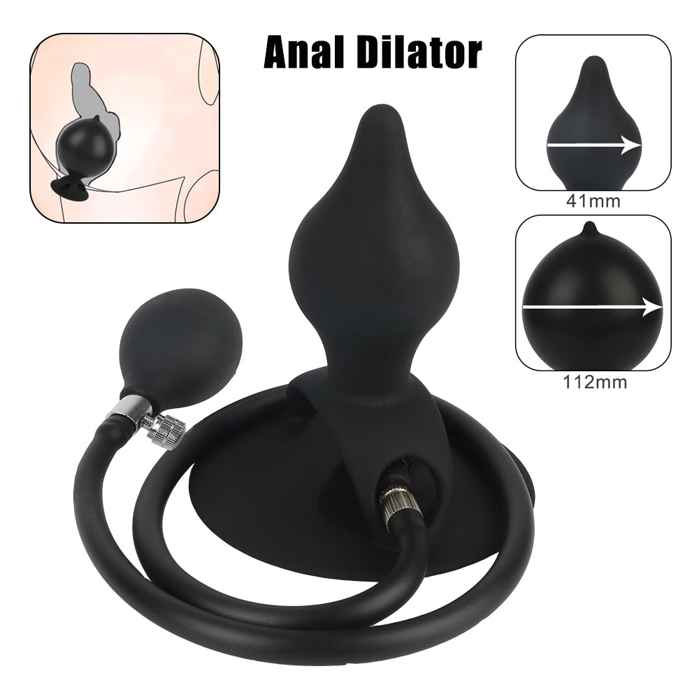 Inflatable Anus Stopper Sucker Anal Expansion Vestibule Prostate Massage Anus Expansion Adult Sex Toy-EROSREALM