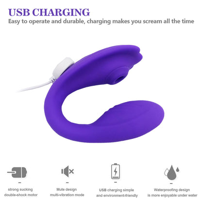 Waterproof Clitoris Stimulator for G-spot vibrator-EROSREALM