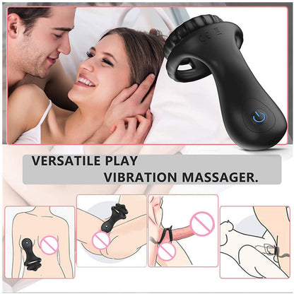 Benny - Vibrating Silicone Penis Ring for Couples-EROSREALM