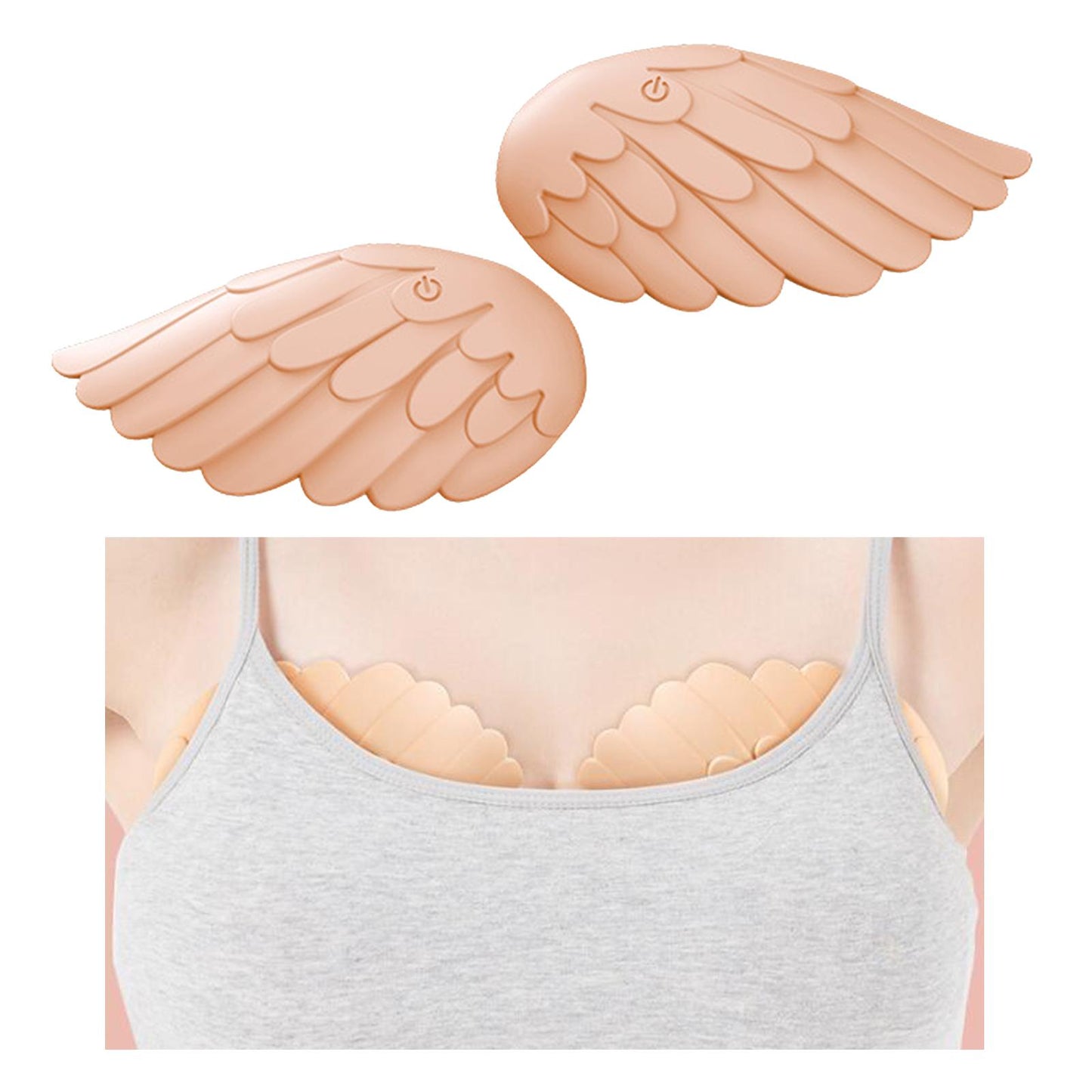 Wing-shaped Breast Massager Adjustable Device For Anti Sagging-EROSREALM