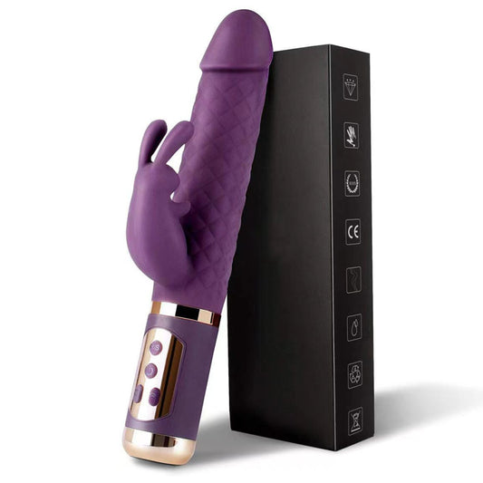 Rabbit Vibrator G Spot Vagina Clitoris Stimulator Dildo Massager Vibrator-EROSREALM