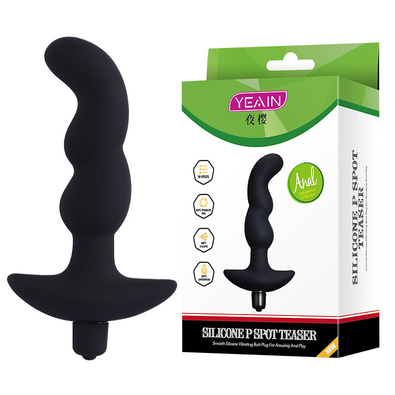 Silicone Anal Plug Prostate Massager G-spot Stimulator-EROSREALM