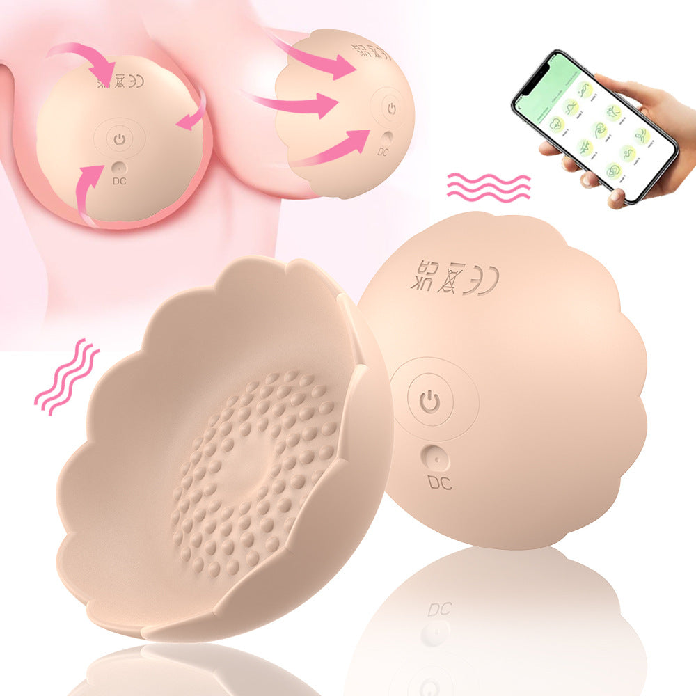 App Remote Control 10 Frquency Vibration Breast Stimulator-EROSREALM