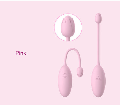 App Remote Control Double-head Rose Egg Vibrator-EROSREALM