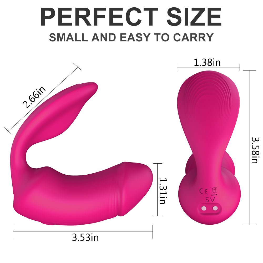 Invisible Wearable Vibrator G-spot Stimulator Wearable Dildo-EROSREALM