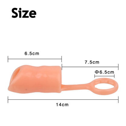 Male Reusable Penis Extender Penis Sleeve Cock Ring-EROSREALM