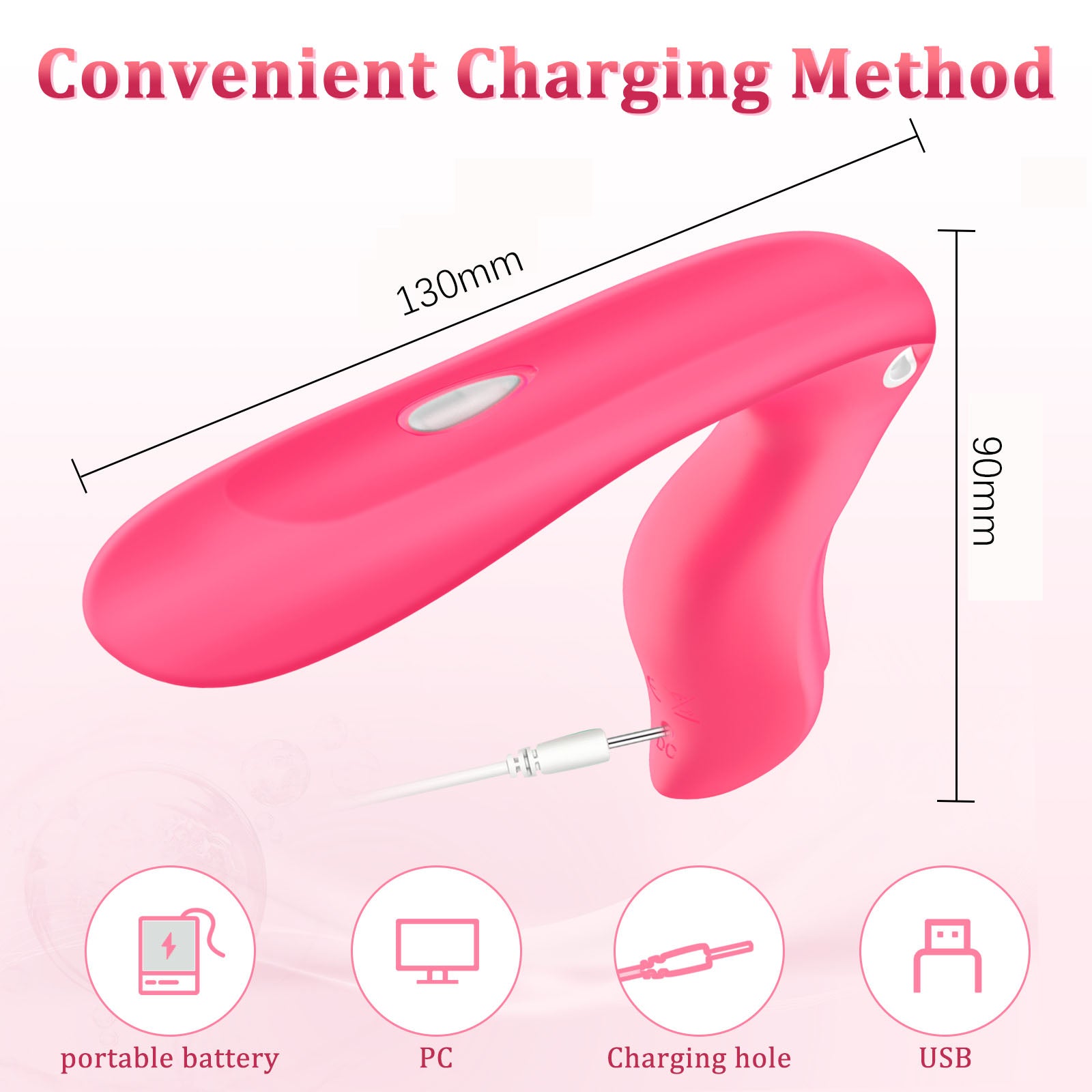 2 In 1 10 Frequency Wearable Vibrator Vaginal Dilator-EROSREALM