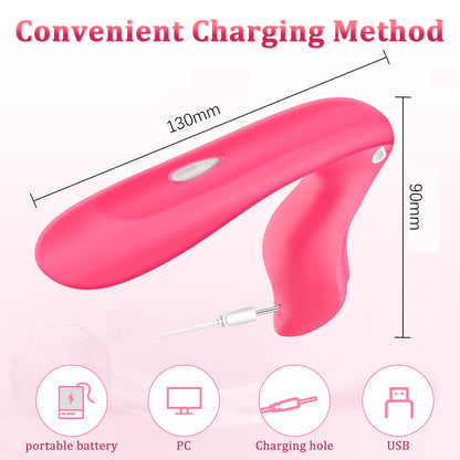 2 In 1 10 Frequency Wearable Vibrator Vaginal Dilator-EROSREALM