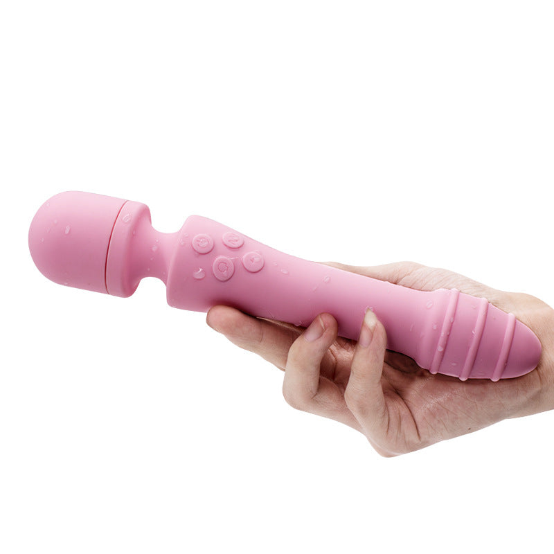 Double Ended Vibration Wand Massager-EROSREALM