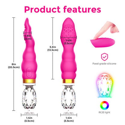 Tongue Licking Multi-frequency G-spot Anal Massage Vibrator-EROSREALM