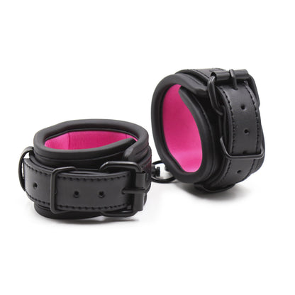 Sexy Adjustable PU Leather Wrist Cuffs-EROSREALM