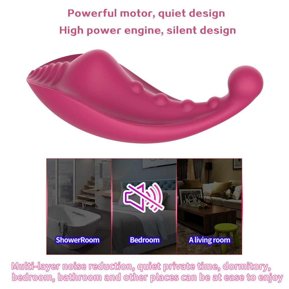 Remote Control Rechargeable Invisible Wearable Vibrating Panties-EROSREALM