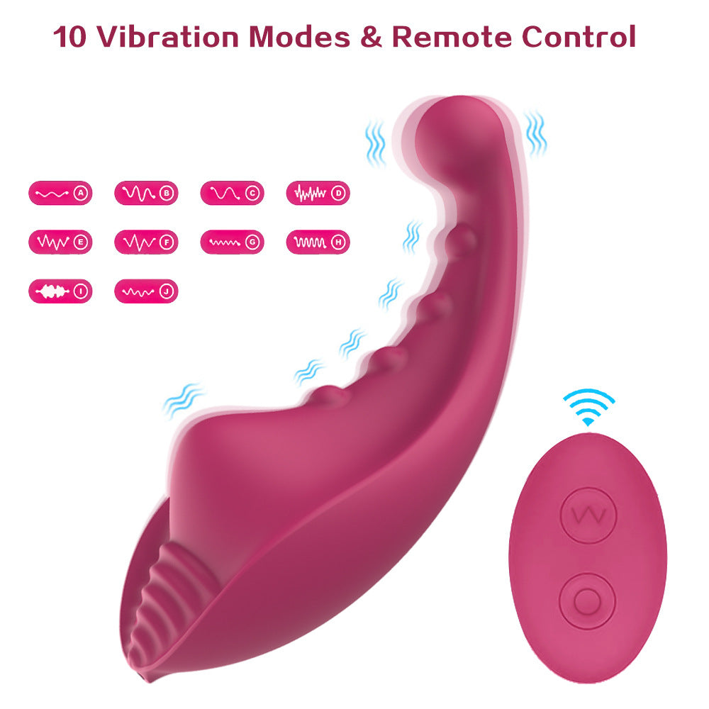 Remote Control Rechargeable Invisible Wearable Vibrating Panties-EROSREALM