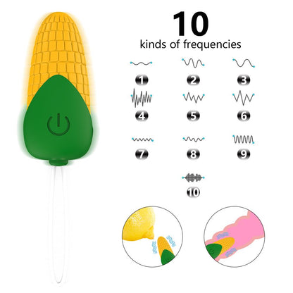 Wireless Remote Control Warming Vibrating Corn-EROSREALM