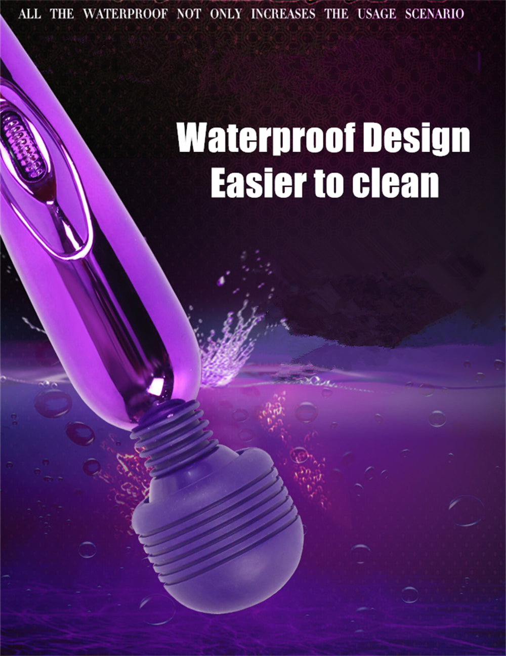 Wand Vibrator Female Clitoral Stimulator Sex Toy-EROSREALM