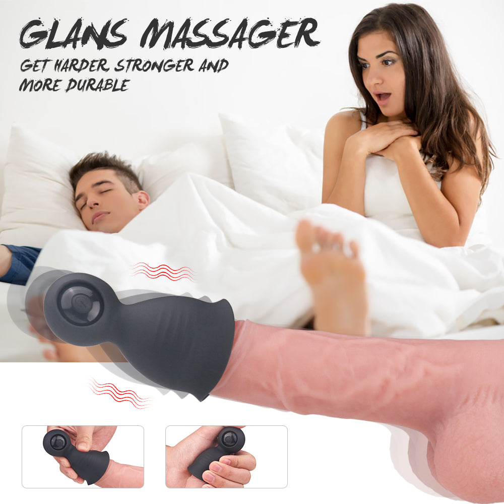 S313 9 Frequency Vibration Glans Trainer Nipple Stimulator-EROSREALM