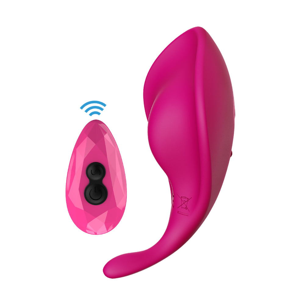 Wireless Remote Control Invisible Pleasure Panty Vibrator-EROSREALM