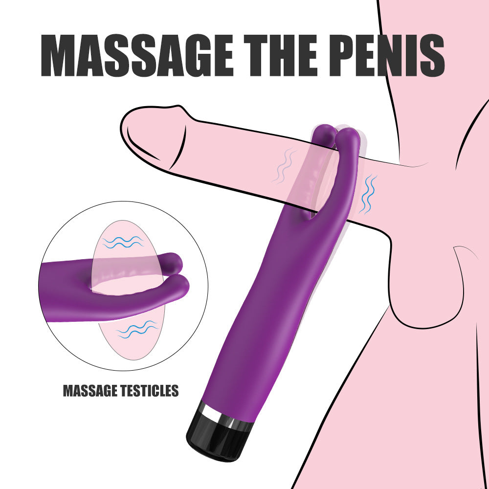 Female Vibrating Nipples And Clitoris Stimulator Male Penis Trainer-EROSREALM