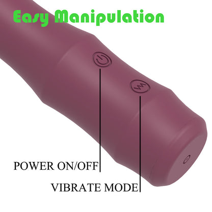 Bamboo Vibrator G-spot Clitoris Stimulator Vaginal Massager-EROSREALM