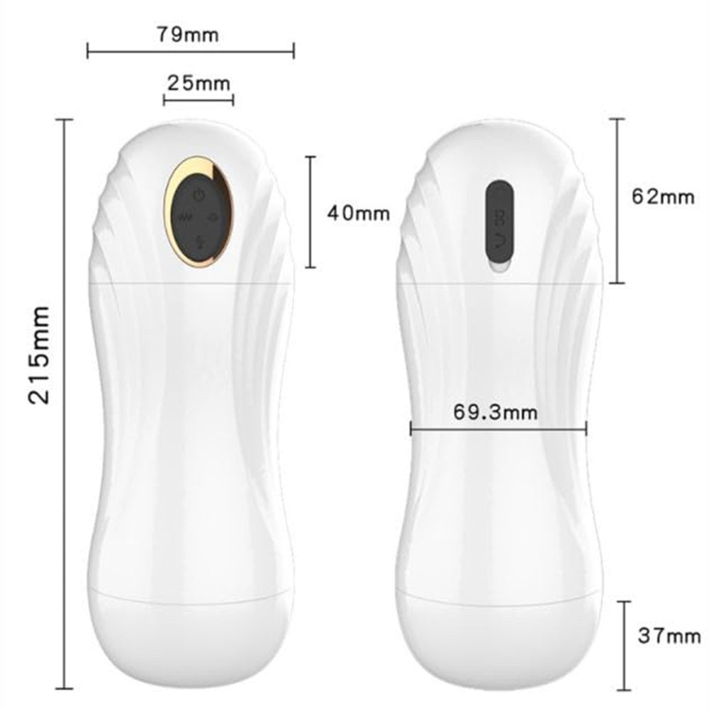 The Fleshy Pro 2.0 Suction Vibration Voice Male Masturbation Cup-EROSREALM