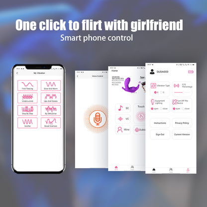 App/Remote Control Invisible Wearable Vibrator-EROSREALM