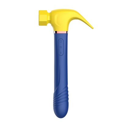 Sucking Vibrating Telescopic 3-in-1 Hammer Vibrator-EROSREALM