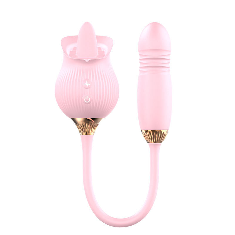 Alice Tongue Licking Thrusting Rose Toy-EROSREALM