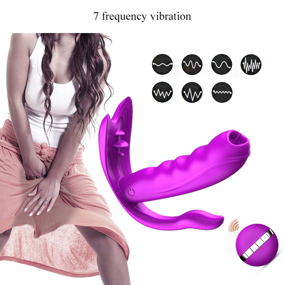 Wearable Orgasm Vibrator for Women G Spot Clitoris Stimulator Anal Massage Heating Dildo Vibrator-EROSREALM