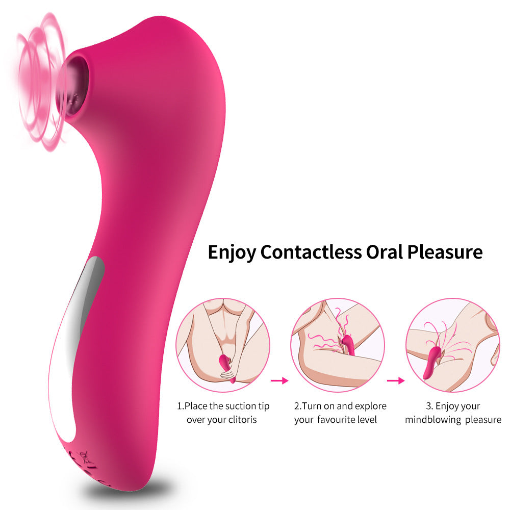 Suction Vibrator Clitoris Stimulator Nipple Toy-EROSREALM