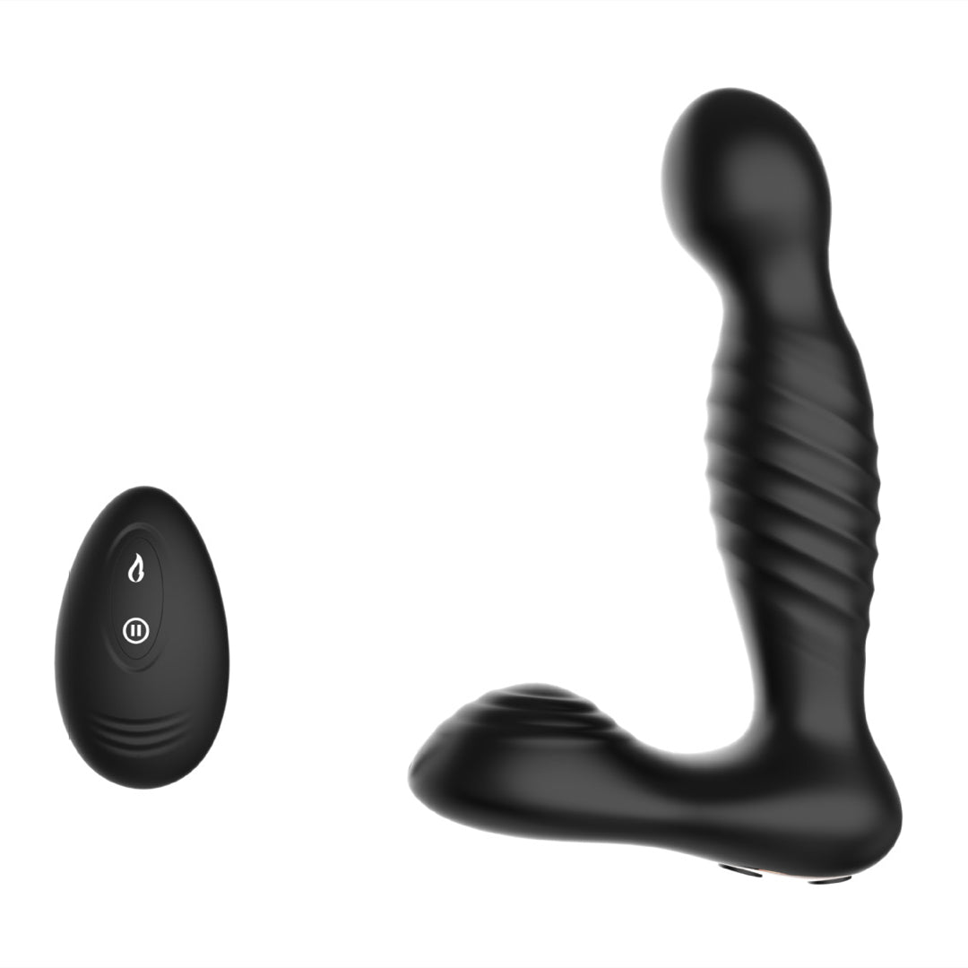 3-in-1 Heating Rotating And Vibrating Prostate Massager-EROSREALM