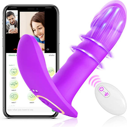 App & Wireless Remote Control Panty Vibrator-EROSREALM