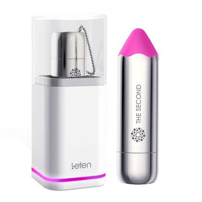 Leten Wireless Charging Sleek Lipstick Vibrator-EROSREALM