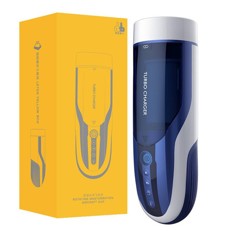 Thrusting Rotation Masturbation Cup Penis Trainer With Voice Function-EROSREALM