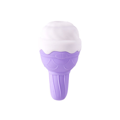 Mini Ice Cream Vibrator Clitoral Licking G Spot Massager-EROSREALM