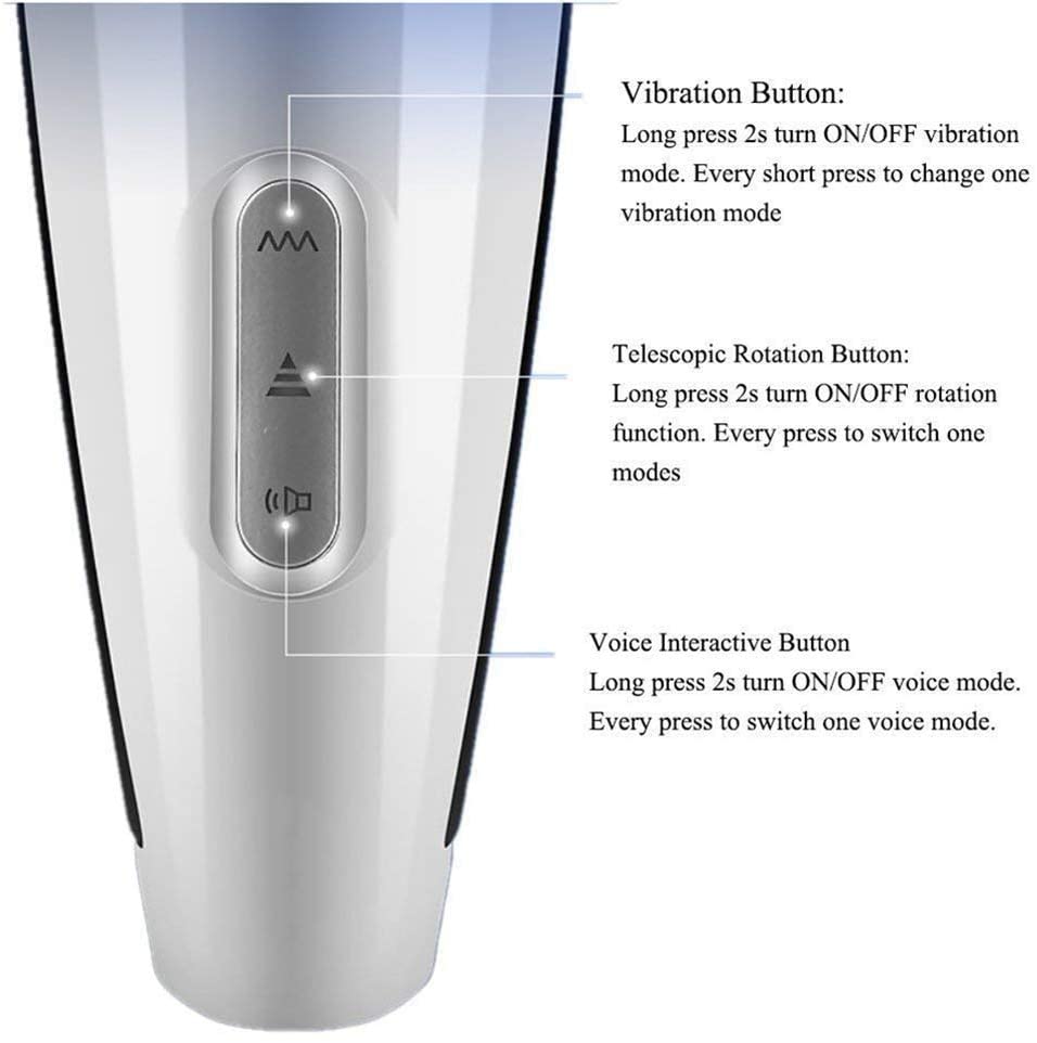 Fully Automatic Male Masturbator. Interactive Pronunciation. Fully Hands Free. Sex Vibrating Machine-EROSREALM