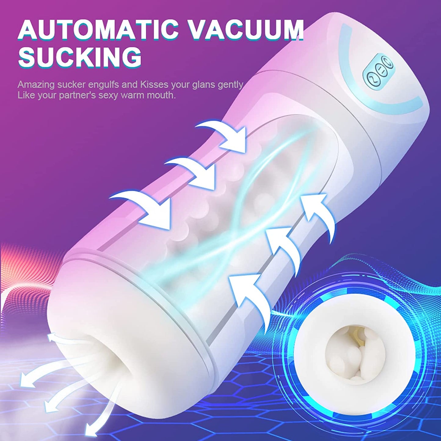 Automatic Sucking Male Mastubator Blowjob Masturbation Cup-EROSREALM