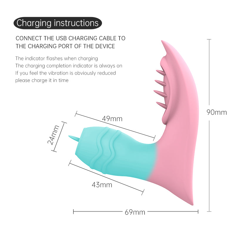 App Remote Control Clitoris Massager & Panty Vibrator-EROSREALM