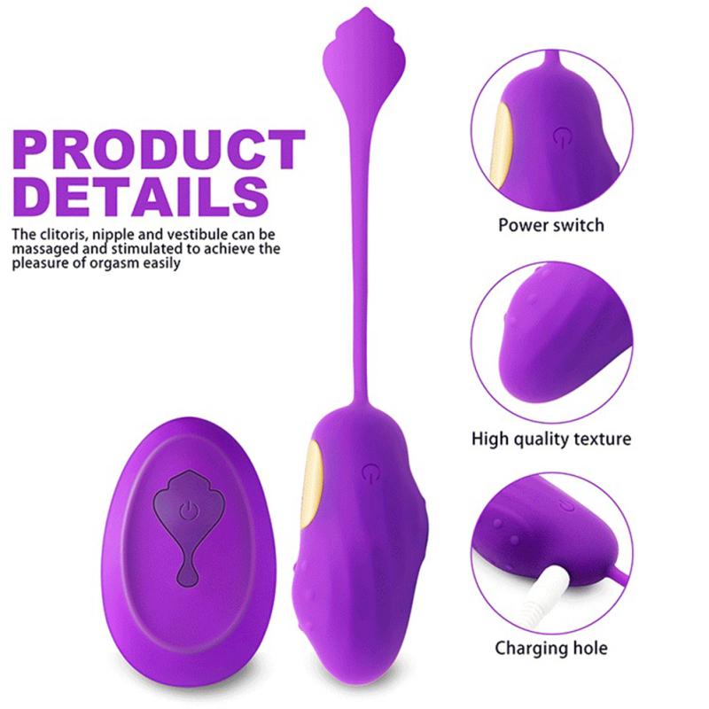 Wireless Remote Control Egg Vibrator-EROSREALM